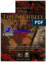 Security and Intelligence Course, by The Mujāhid Brother Abū Abdullāh Bin Adam