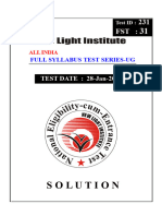 FST-31 (28-01-2024) (E+H) Solution