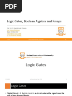 DLD Week 4 - Logic Gates, Kmap and Boolean Algebra