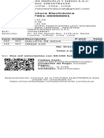 Factura Electrónica F001-00000001: Cant. Unidad Descripción P.Unit Total