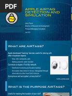 Apple Airtag Detection and Simulation