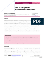 CLINICAL CASE 7 - Endocrinology, Diabetes & Metabolism Case Reports) Rare Presentation of Collapse and Cardiomyopathy in Phaeochromocytoma