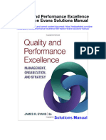 Quality and Performance Excellence 8Th Edition Evans Solutions Manual Full Chapter PDF