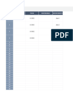 Matriz de Registro de Documentos Internos