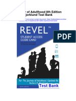 Journey of Adulthood 8Th Edition Bjorklund Test Bank Full Chapter PDF