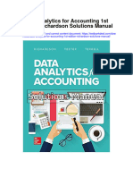 Ebook Data Analytics For Accounting 1St Edition Richardson Solutions Manual Full Chapter PDF