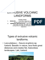 Extrusive Volcanic Landforms Inc - Mont