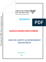 Safety Inspection Forms