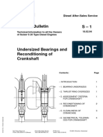 Service Bulletin S - 1: Technical Information To All The Owners of Sulzer S 20 Type Diesel Engines 18.02.94