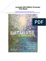 Ebook Database Concepts 8Th Edition Kroenke Test Bank Full Chapter PDF