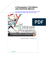 Ebook Database Processing 11Th Edition Kroenke Solutions Manual Full Chapter PDF