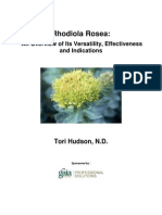 A Research Review of Rhodiola Rosea
