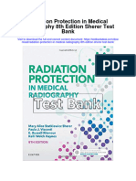 Radiation Protection in Medical Radiography 8Th Edition Sherer Test Bank Full Chapter PDF