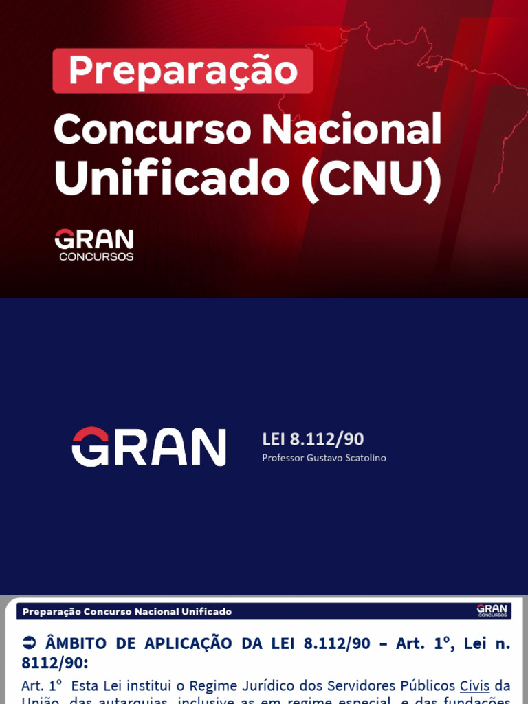 Lei 8.112/90: Regime dos Servidores Públicos | PDF | Justiça | Crime e ...