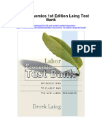 Download Labor Economics 1St Edition Laing Test Bank full chapter pdf