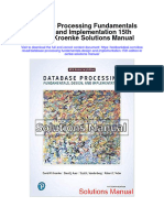 Document - 2454 - 438download Ebook Database Processing Fundamentals Design and Implementation 15Th Edition Kroenke Solutions Manual Full Chapter PDF