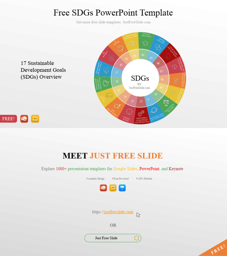Free Sdgs Powerpoint Template Pdf