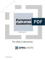 Fire Safety in Labs - European Guidelines