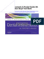 Ebook Dental Instruments A Pocket Guide 4Th Edition Boyd Test Bank Full Chapter PDF