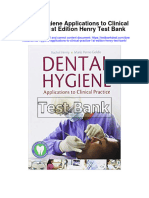 Ebook Dental Hygiene Applications To Clinical Practice 1St Edition Henry Test Bank Full Chapter PDF
