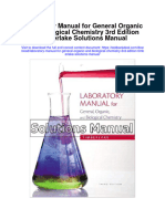 Laboratory Manual For General Organic and Biological Chemistry 3Rd Edition Timberlake Solutions Manual Full Chapter PDF