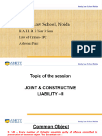 Constructive Joint Liability - II