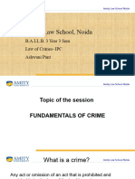 Fundamentals of Crime