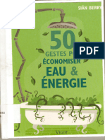 50 Gestes pour Economiser Eau & - Sian Berry