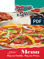 Panarottis Express Menu