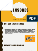 Sensores Elementos Primarios