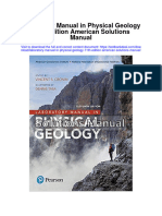 Laboratory Manual in Physical Geology 11Th Edition American Solutions Manual Full Chapter PDF