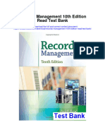 Records Management 10Th Edition Read Test Bank Full Chapter PDF