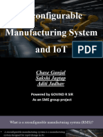 Reconfigurable Manufacturing System and Iot