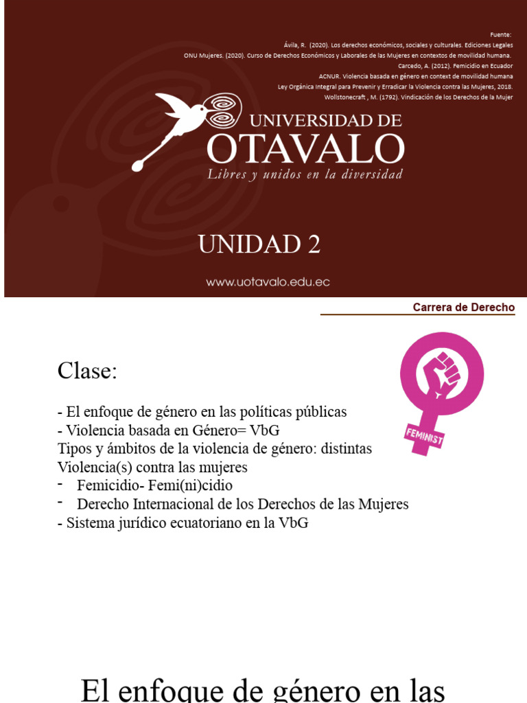 Unidad de Aprendizaje 2 | PDF | La violencia contra las mujeres ...