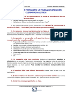 1.3.primeros Consejos Oposiciones Maestros