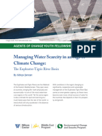 Managing Water Scarcity in An Age of Climate Change: The Euphrates-Tigris River Basin