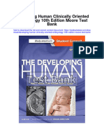 Ebook Developing Human Clinically Oriented Embryology 10Th Edition Moore Test Bank Full Chapter PDF