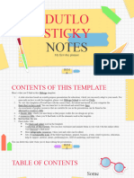 Dutlo Sticky Notes Style - My First Day by Slidesgo