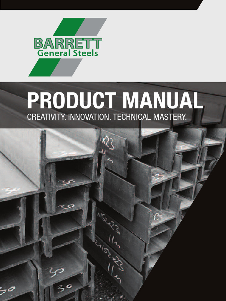 Barrett Steel Product Manual | PDF | Mechanical Engineering ...