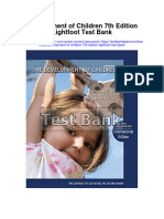Ebook Development of Children 7Th Edition Lightfoot Test Bank Full Chapter PDF