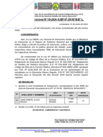 R.D. Aprobacion Acta - Rezagado - 2005