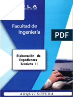 Elaboracion de Expedientes Tecnicos II