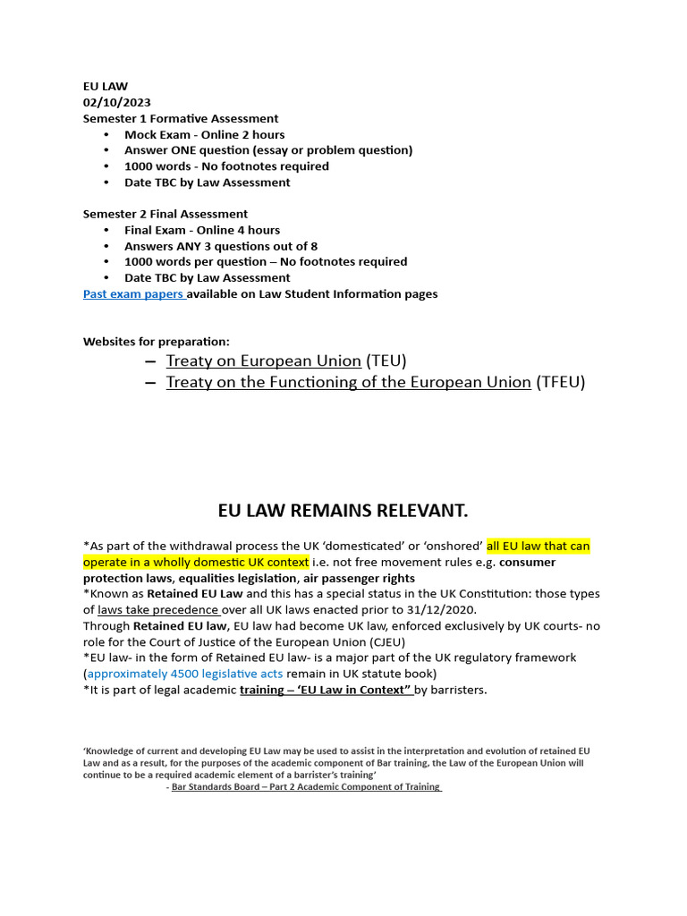 Eu Law Pdf – European Law Pdf – Your gateway to the EU, News ...