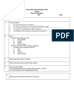 Science Worksheet Based On Term 2