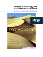 Research Methods in Psychology 10Th Edition Shaughnessy Solutions Manual Full Chapter PDF
