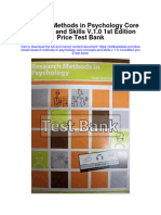Research Methods in Psychology Core Concepts and Skills V 1 0 1St Edition Price Test Bank Full Chapter PDF