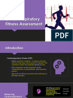 Cardiorespiratory Fitness Assessment Lecture 2022