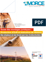 ENJ15 Guide Des Montages Juridiques Production DEnR Et Realisation de Reseaux de Chaleur Et de Froid Par Les Collectivites