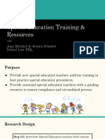 Sped - Training and Resources