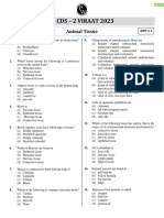 Animal Tissues - DPP 2.1 - (CDS - 2 Viraat 2023)